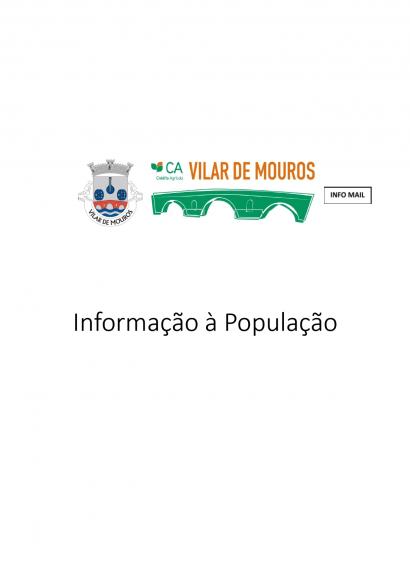 Festival Vilar de Mouros 2026 &ndash; Informa&ccedil;&atilde;o &agrave; Popula&ccedil;&atilde;o