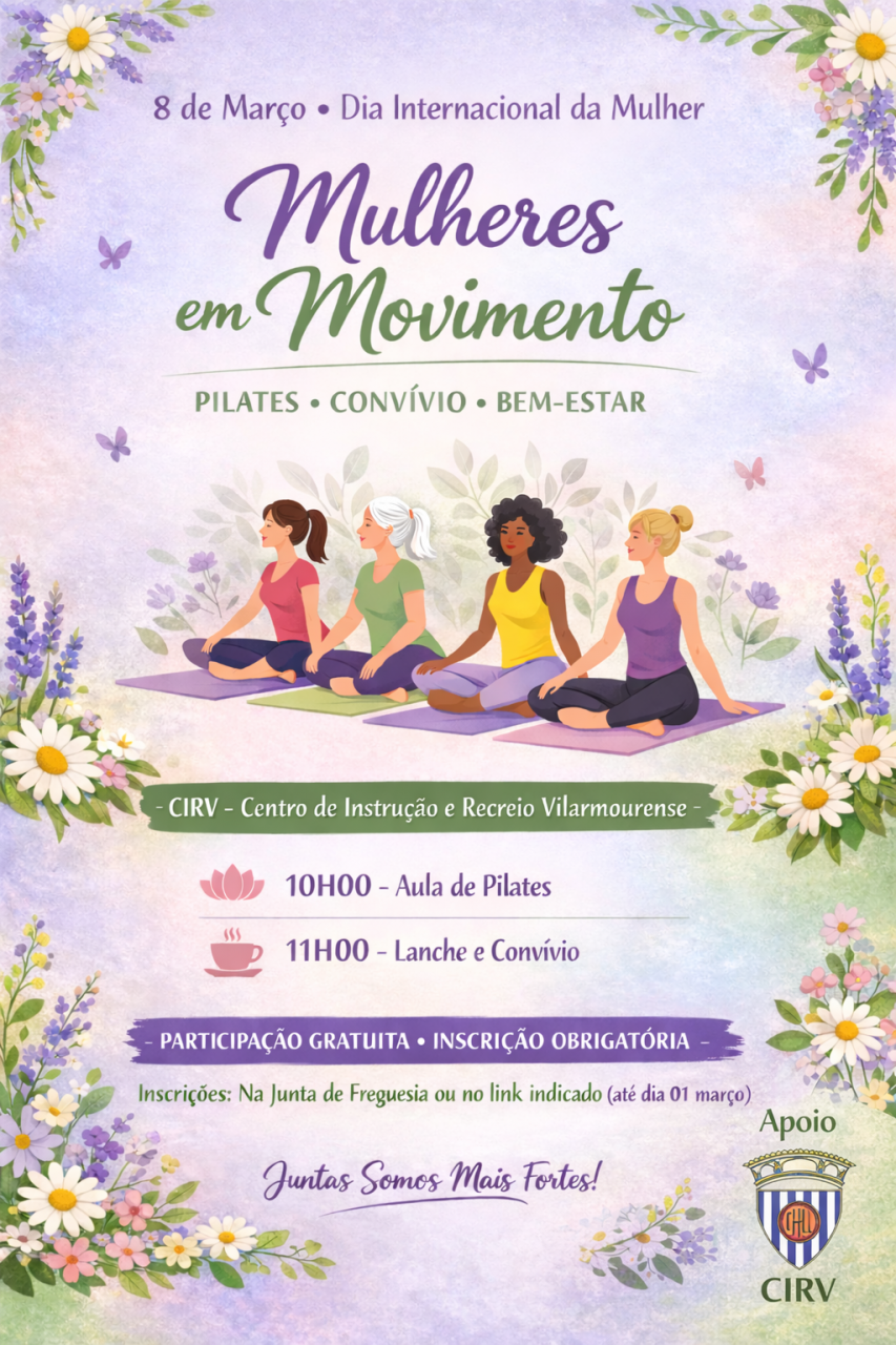 Dia Internacional da Mulher - Evento: &ldquo;Mulheres em Movimento&rdquo; 